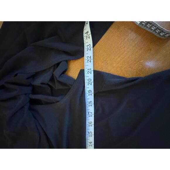 Black Women's Dress with 3/4 Sleeves Chicos size 2 - Picture 3 of 6